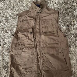 Reel Legends Men's Tan Outdoor Vest